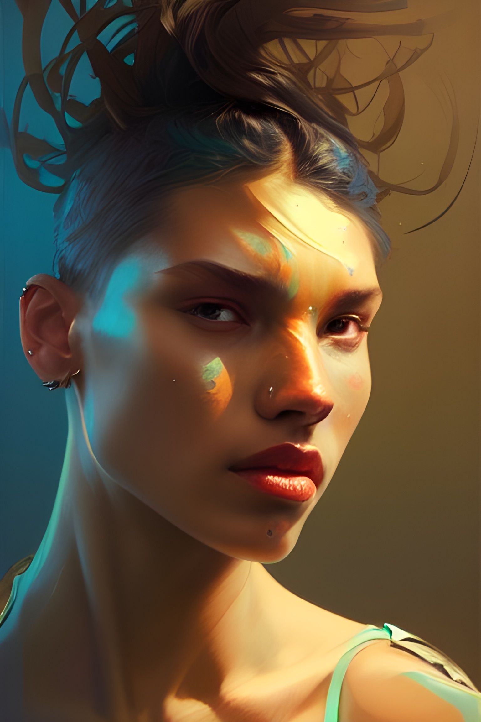 Hyperdetailed Portrait in Digital Art Style