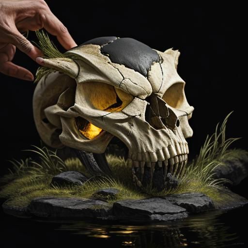 Detailed Coypu Skull Anatomy in 8K Resolution
