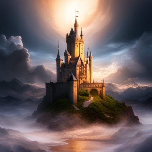 Epic Medieval Castle in the Sky
