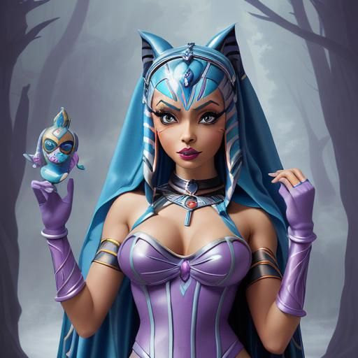 Ahsoka as Cleo de Nile in Fantasy Style