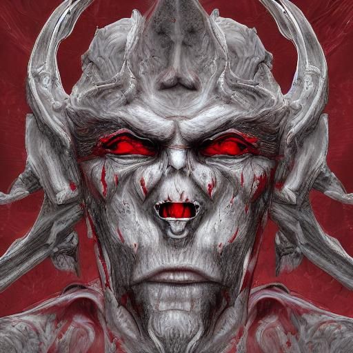 Horrifying Blood God in High Resolution