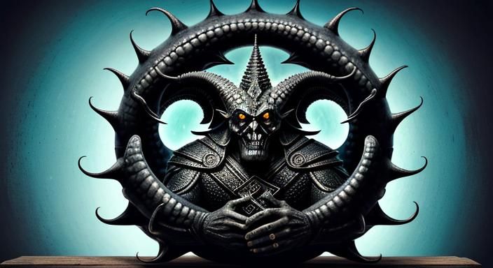 Surreal Macabre Face Manipulation in Dark Tones