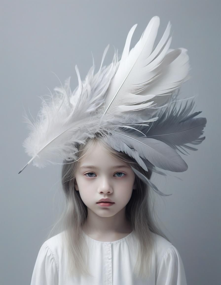 Ethereal Art of a Beautiful Young Girl