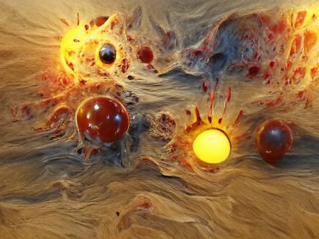 Sun Spots Attack Alien Planet in Unreal Engine
