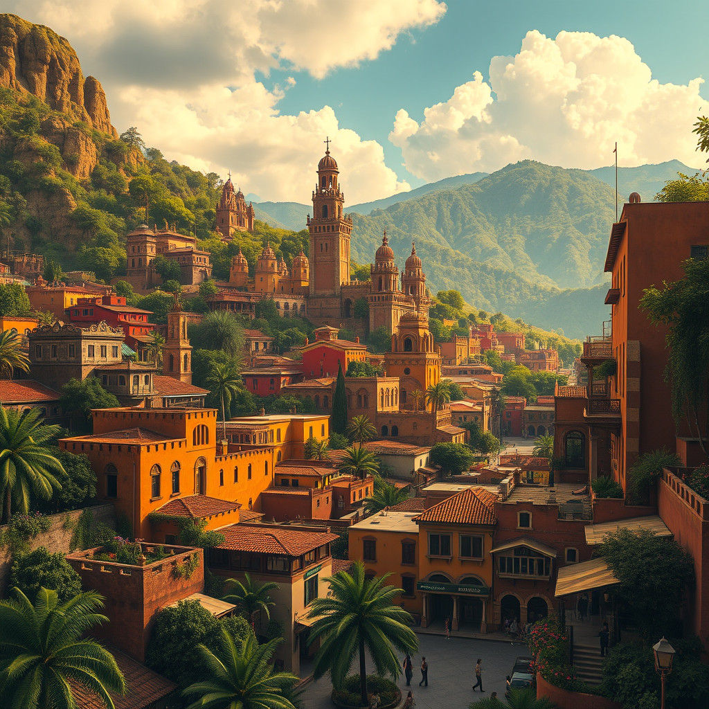 Latin American Town: Adobe and Modern Architecture