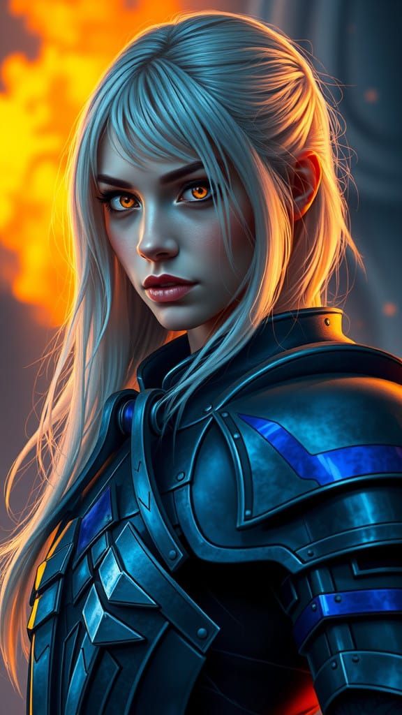 Claymore Warrior in Dramatic Lighting