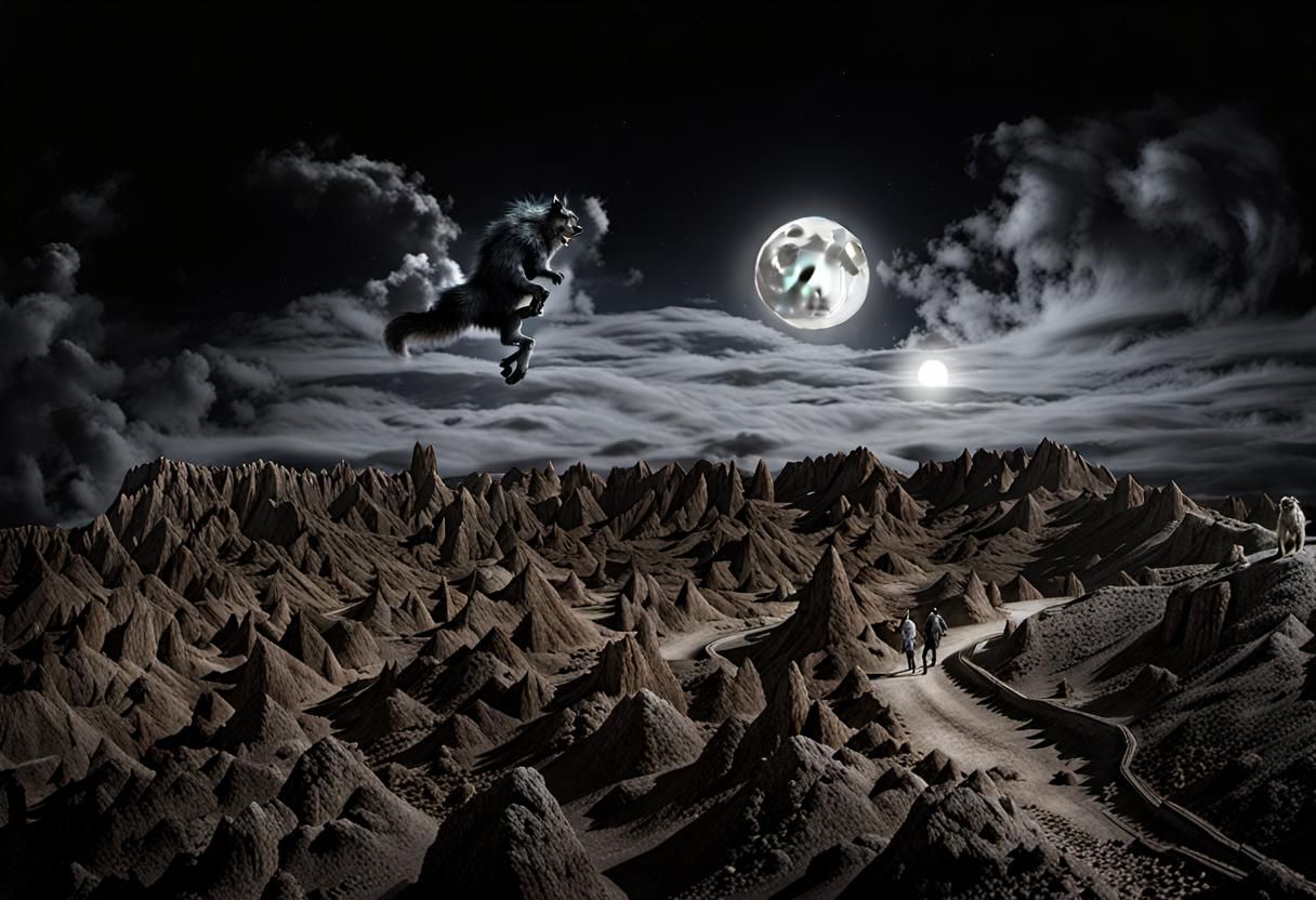 The Quarry Game: Werewolf Howling at Moon