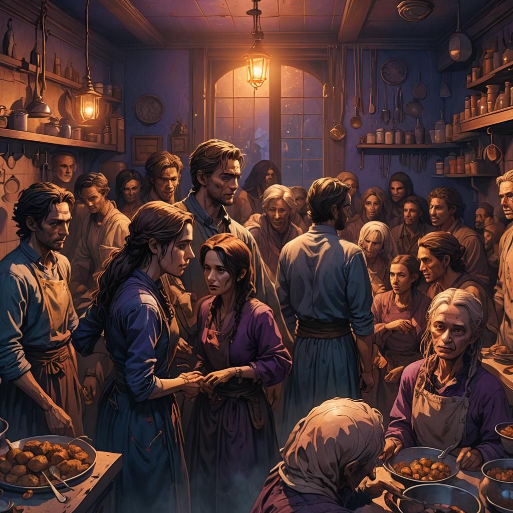 Souls Stitched by Scars in Ethereal Fantasy Art