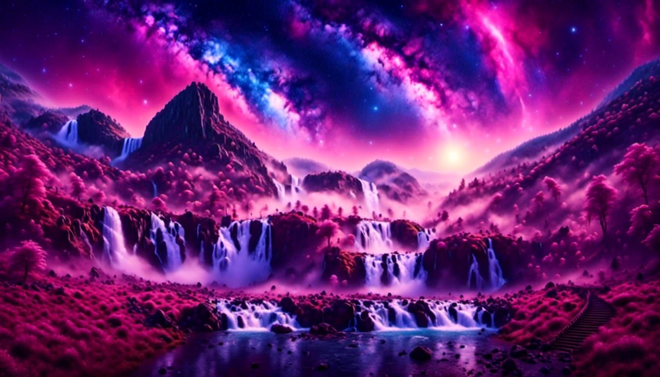 Wild Horses Galloping Across a River of Stars