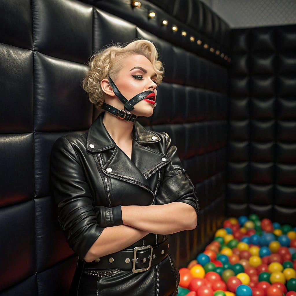 Marilyn Monroe in Candyland Straitjacket