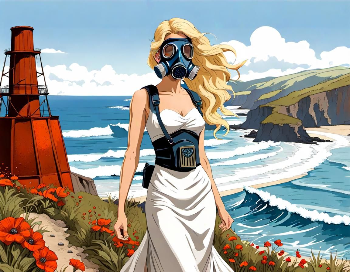 Pole, stick, tools, Three Quarter Length Portrait, legs cut ...