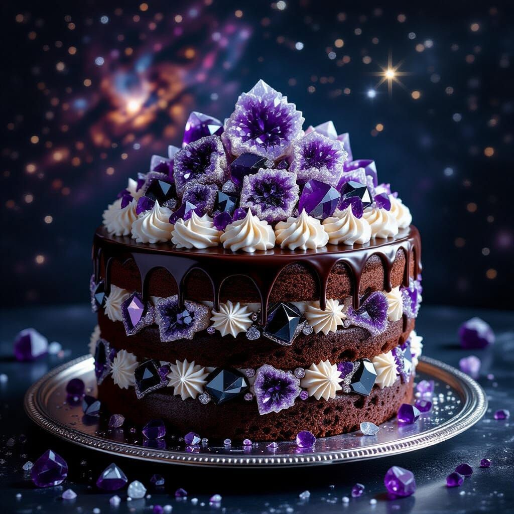 Decadent Geode Chocolate Cake: A Culinary Masterpiece