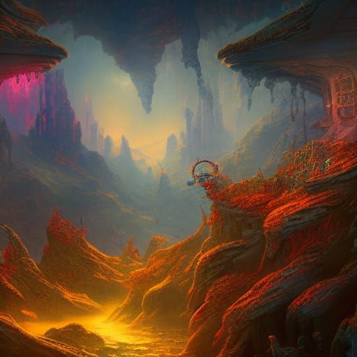 The Grateful Dead: Detailed Matte Painting