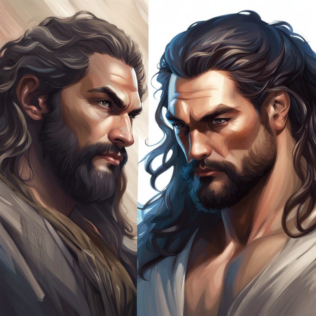 Greek Gods: Digital Art Portrait