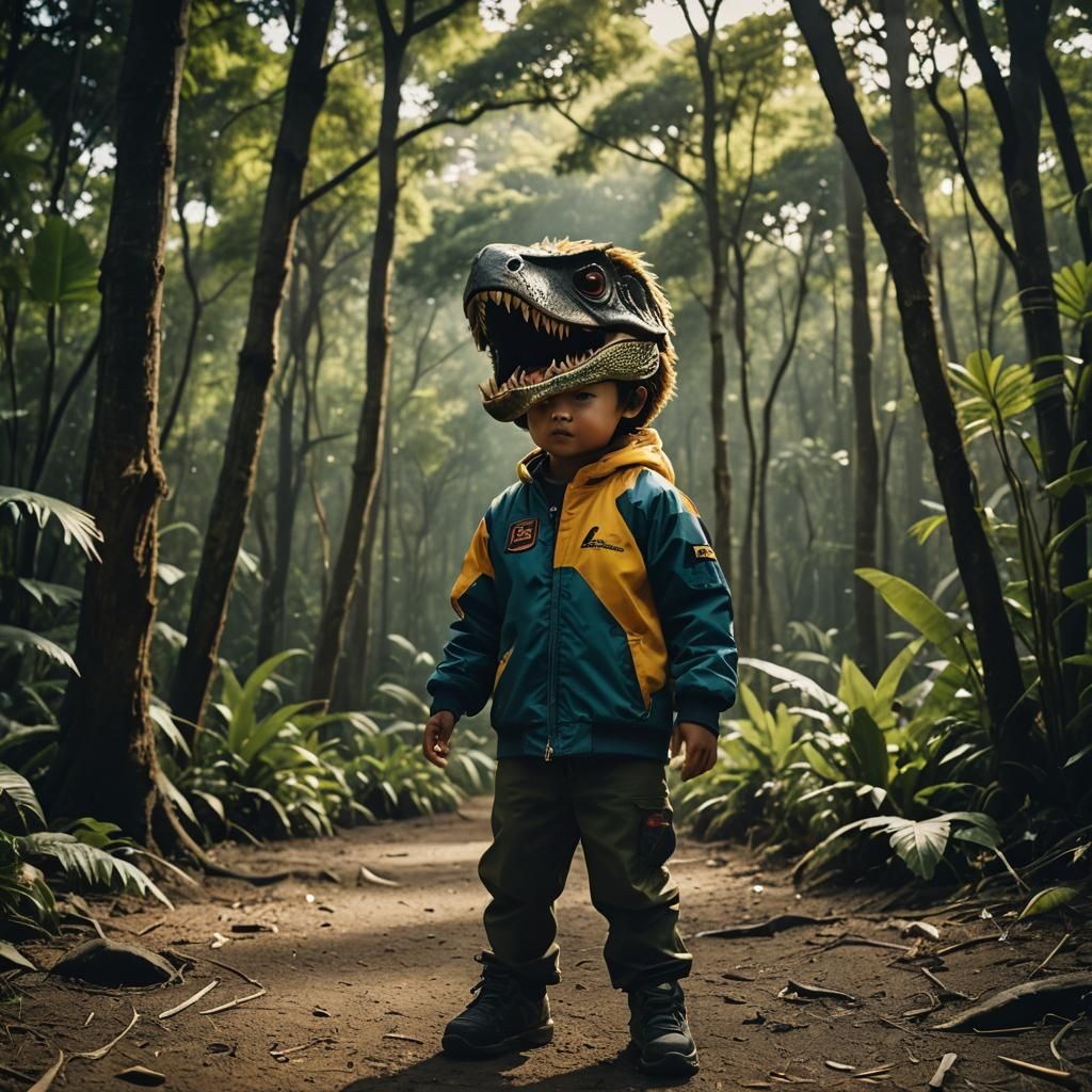 Cinematic Film Still with Atmospheric Lighting