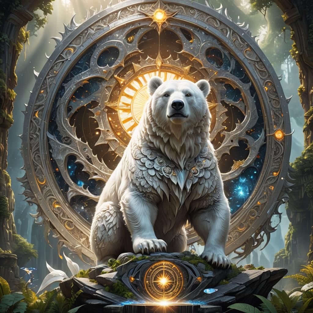 White Bear, Fractal Dragon, and Nebra Star Disc