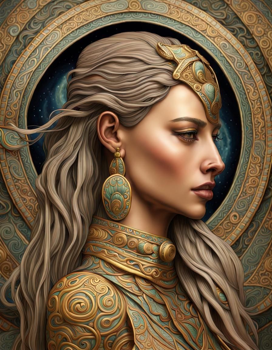 An ancient Scythian horse goddess. Amanda Sage finalRender h...