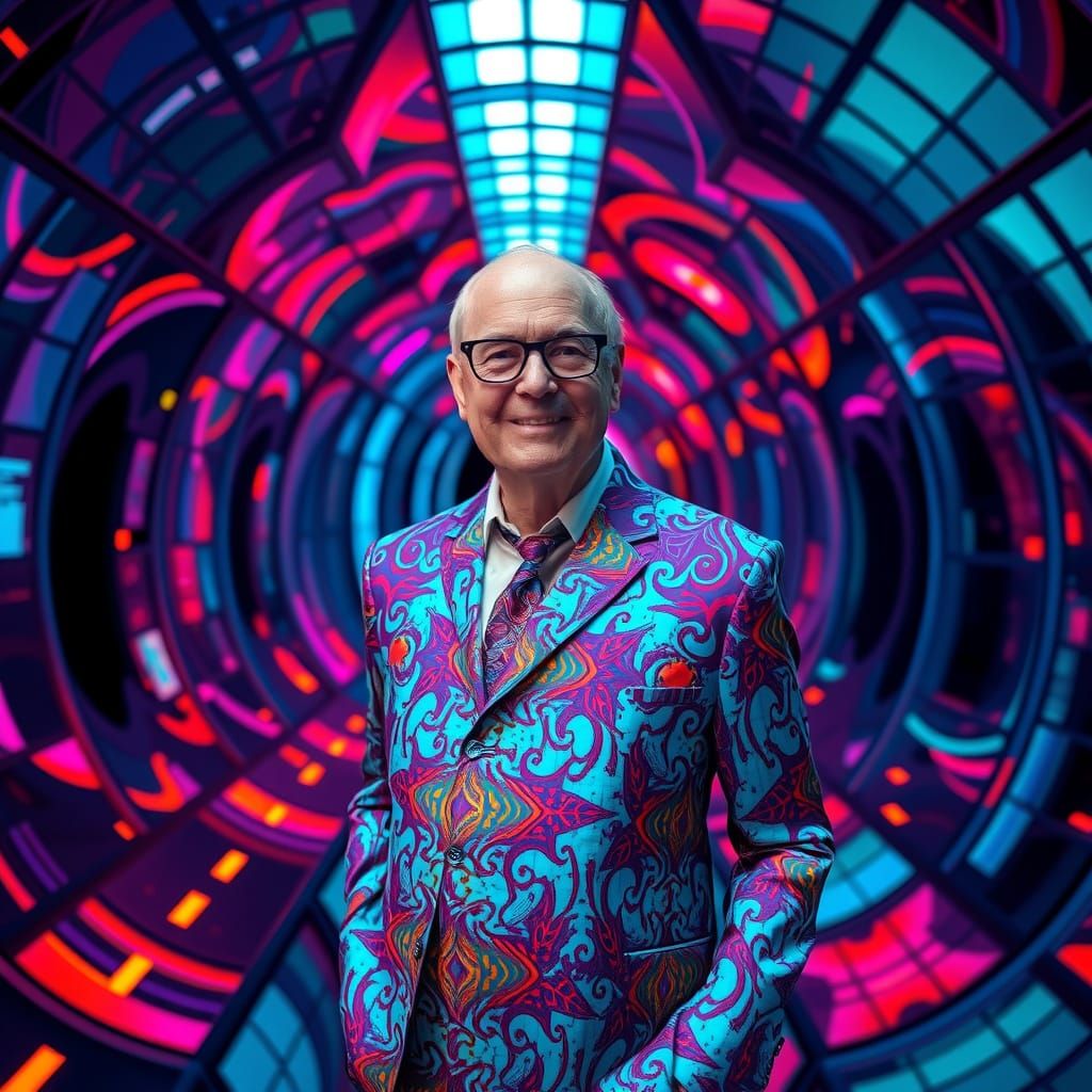 Vibrant Shockley in Mirrored MIT Maze