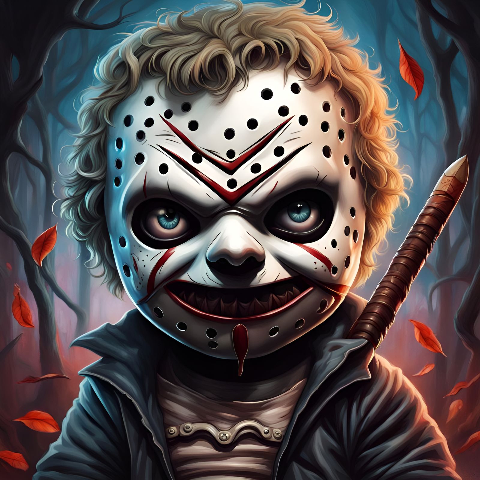 Jason Voorhees Bug-Eyed