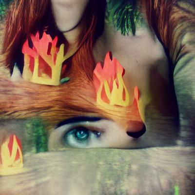 Fiery Forest: A Witness to Nature's Cycle