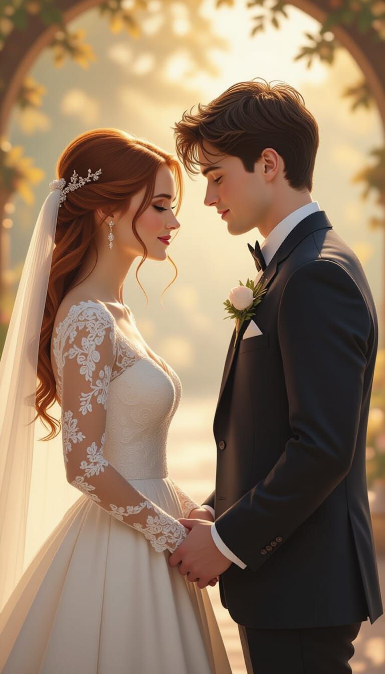 Harry Potter and Ginny Weasley Wedding in Astral Style