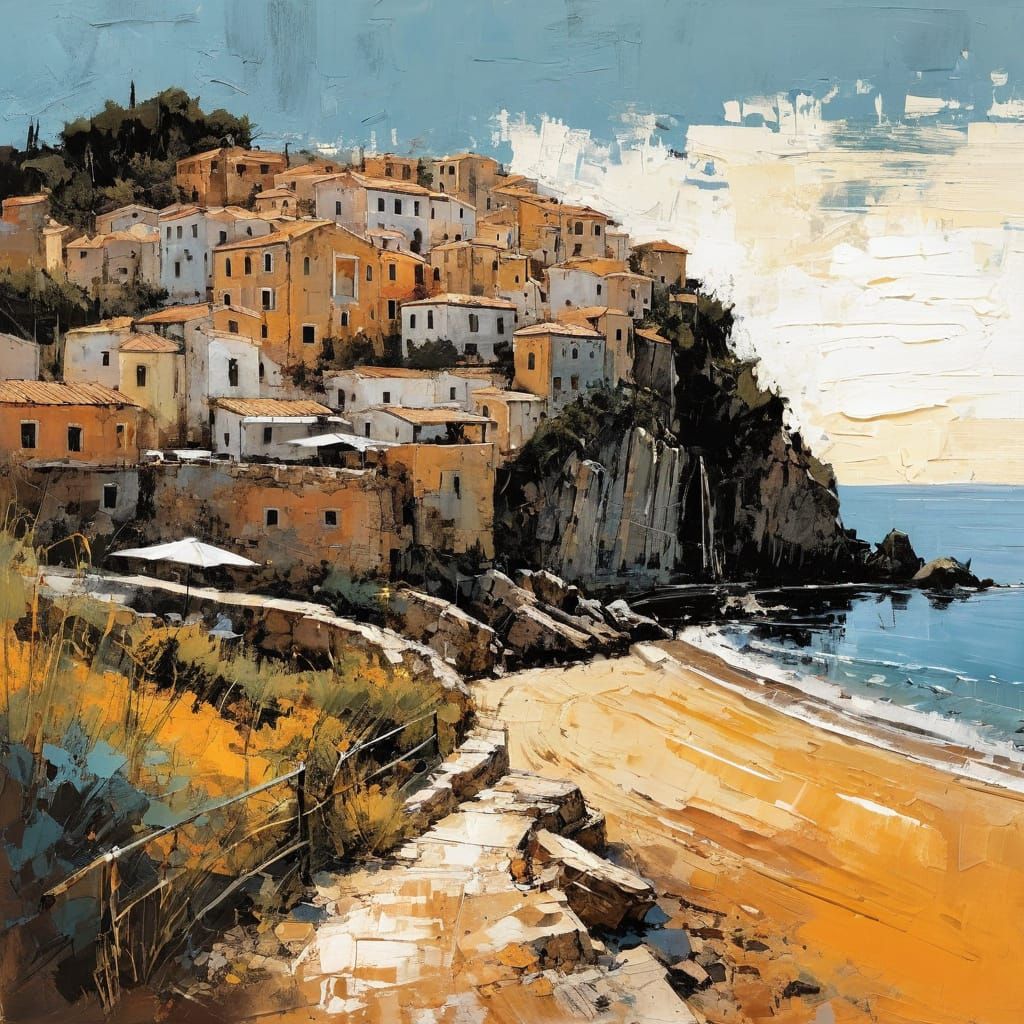 Town by the sea