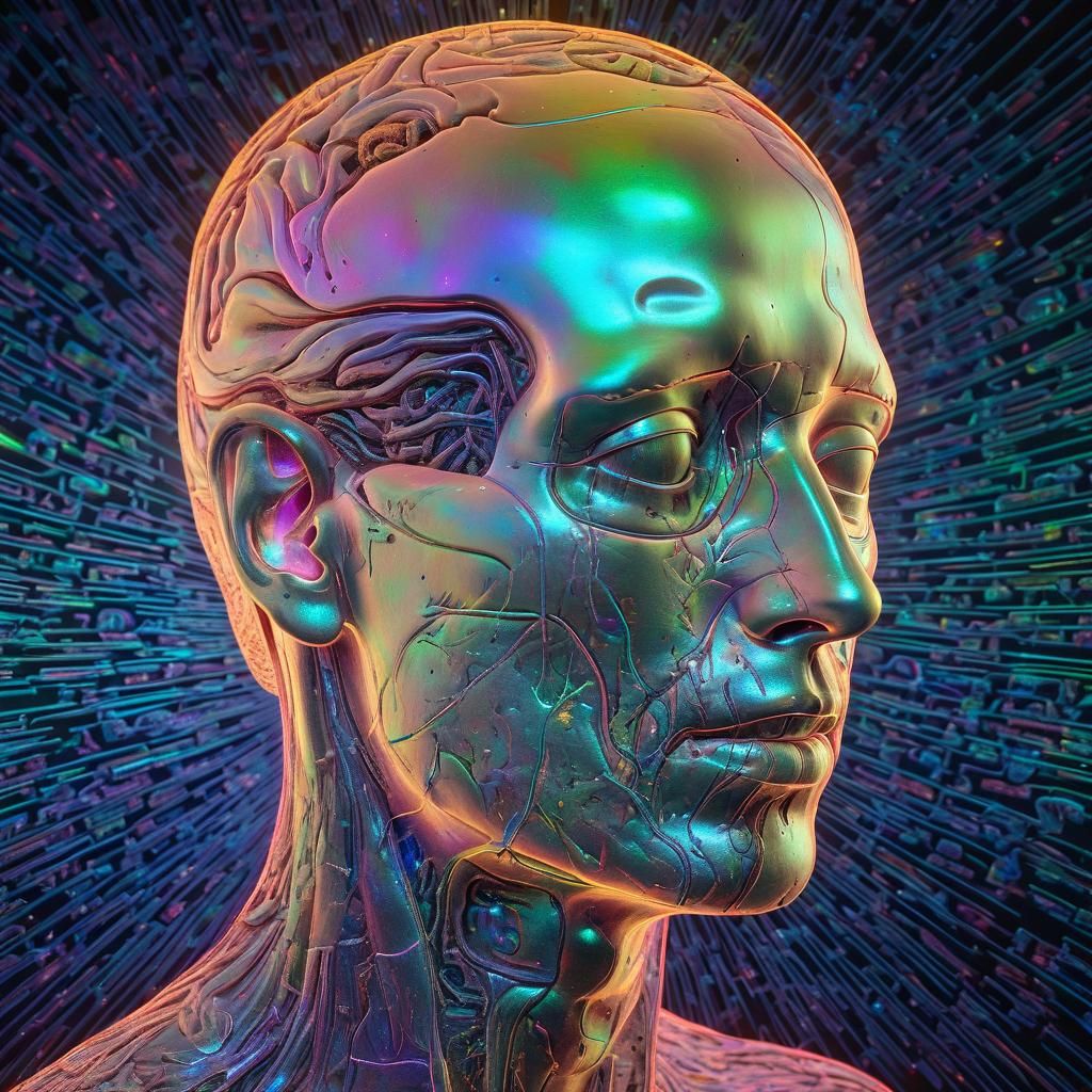 Iridescent Holographic 3D Encephalopathy