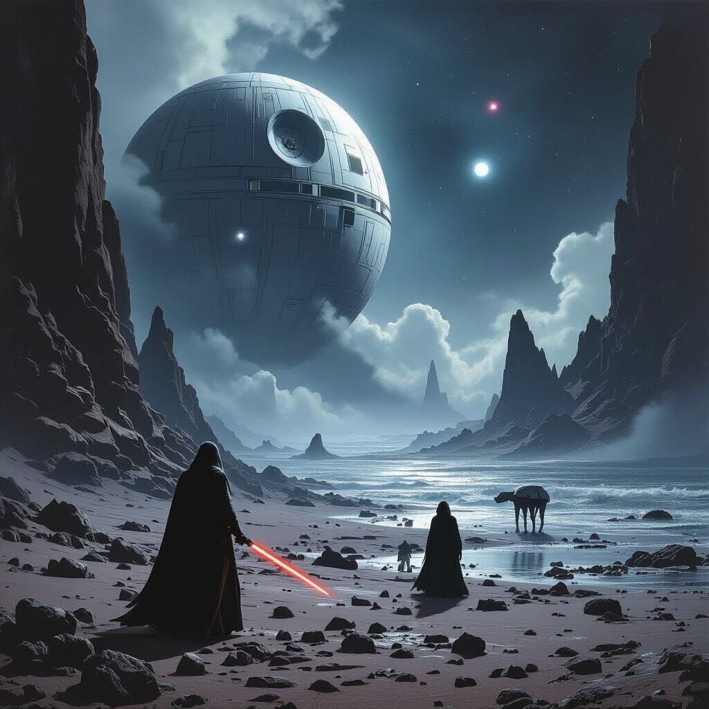 Surreal Star Wars Concept Art: Damage and Loss