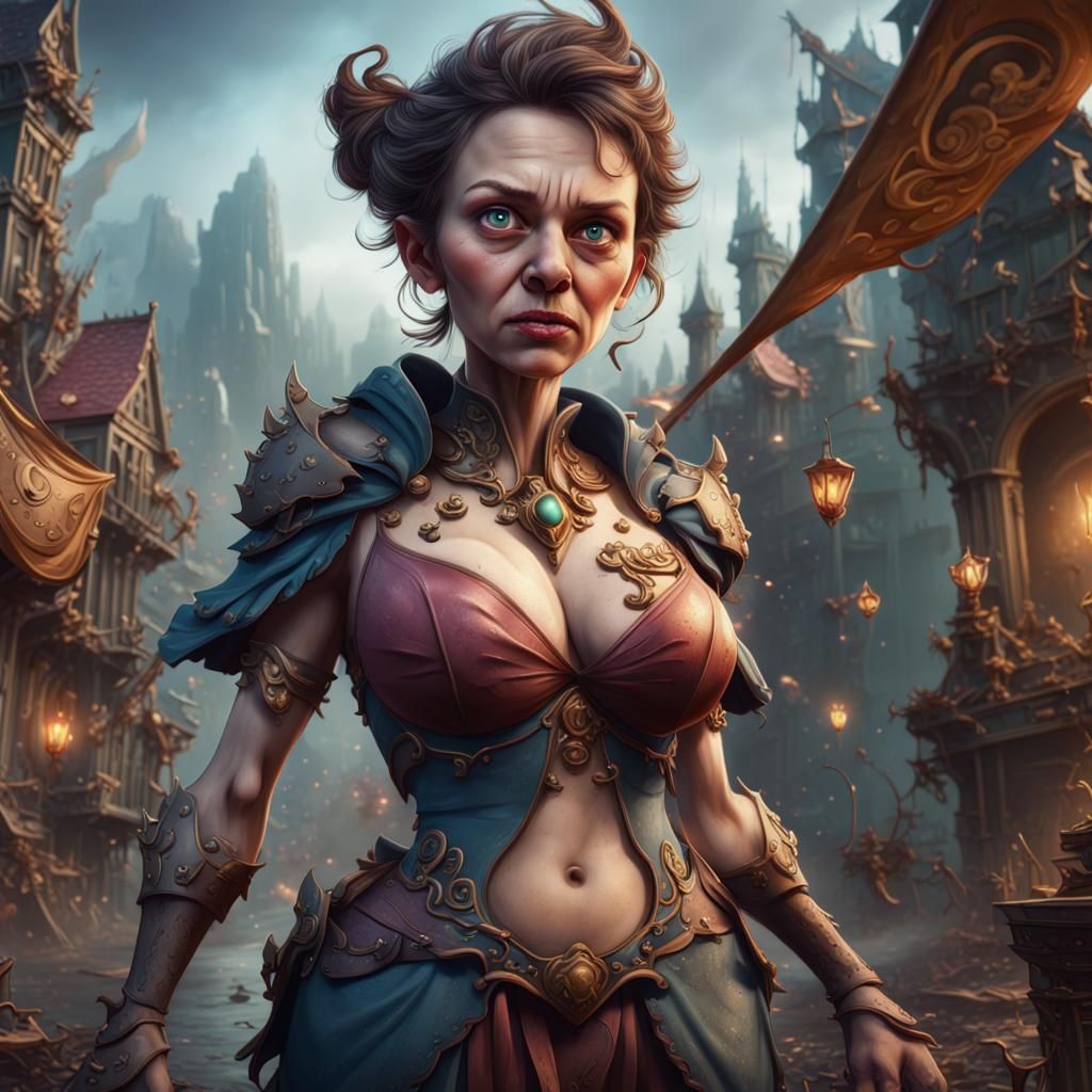 Banner with "Worst Mom Ever" in Detailed Painting