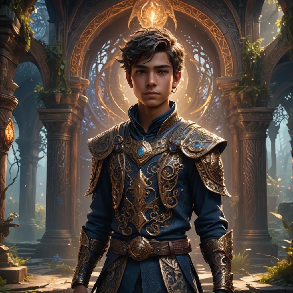 Mystical Boy Portrait in Unreal Engine 5