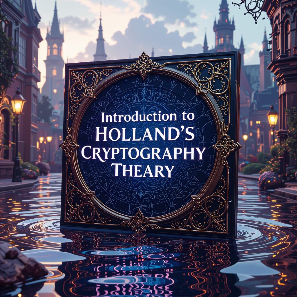 Fantastical Matte Painting for Cryptography Theory