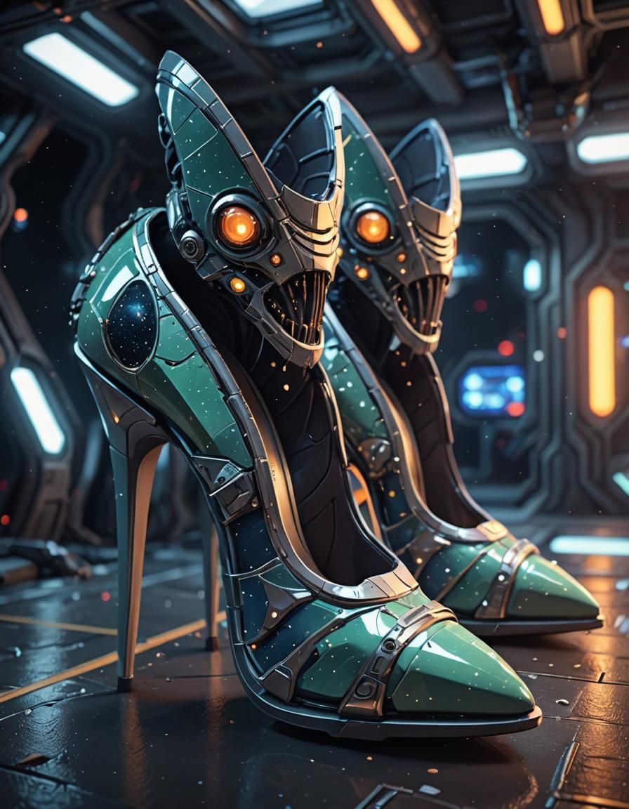 ~Alien Allure~ High-Tech Heels