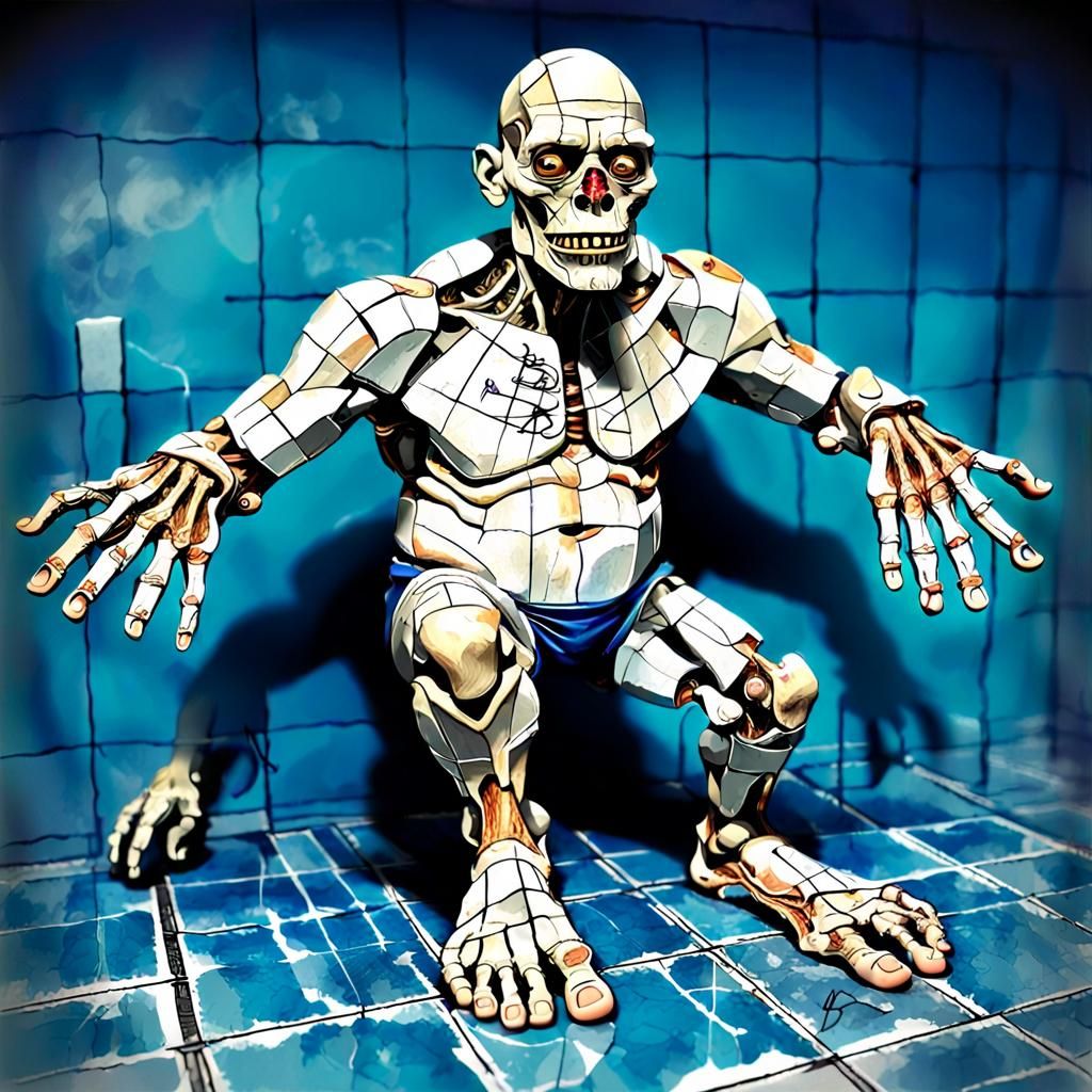 Ballerina in Dandelion Dress Dancing in the Rain