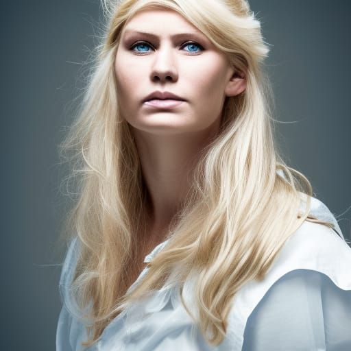Fairytale Portrait of Blond Woman in HD
