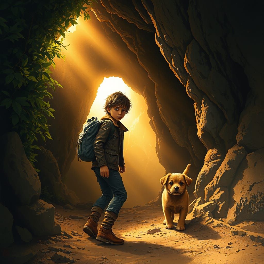 Mysterious Cave Entrance Unveils Hidden Wonder in the Style ...