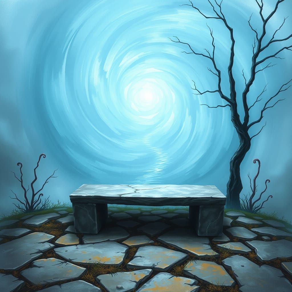 Dreamwalker's Portal in Ethereal Blue Haze