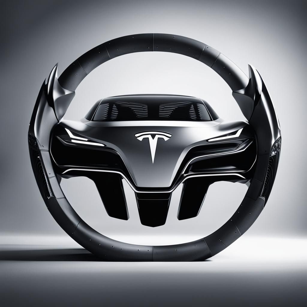 Futuristic Dragon Tesla Car Rear Design