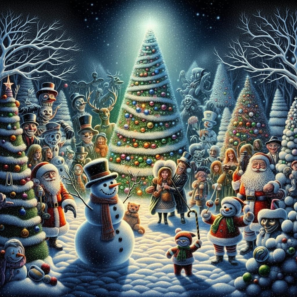 A Christmas wonderland.