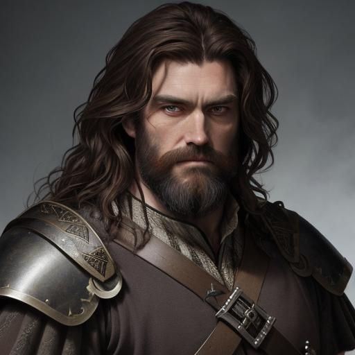 Robert the Bruce Portrait with Shield and Kilt