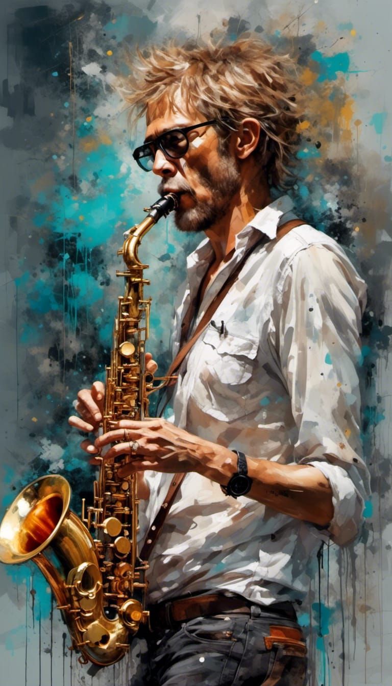 He Plays The Saxophone