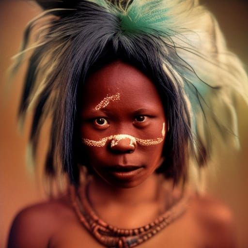 Young papua woman
