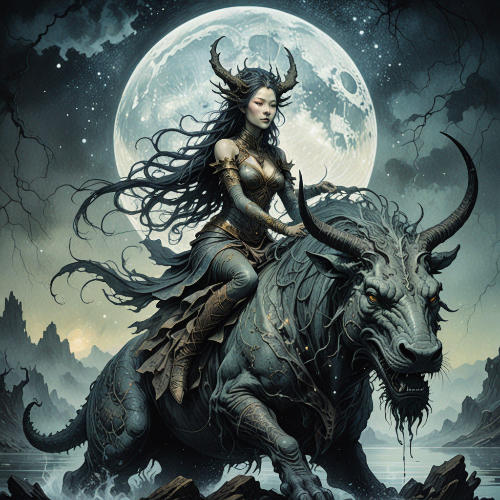 Whispers of the Katsura Spriggan, a Mystic Portrait in Veine...