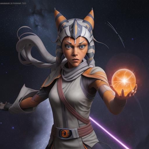 Ahsoka as Naruto with Galaxy Orb