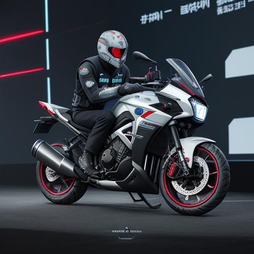 Futuristic Dystopian Cityscape with Electric Vehicles in Cyb...