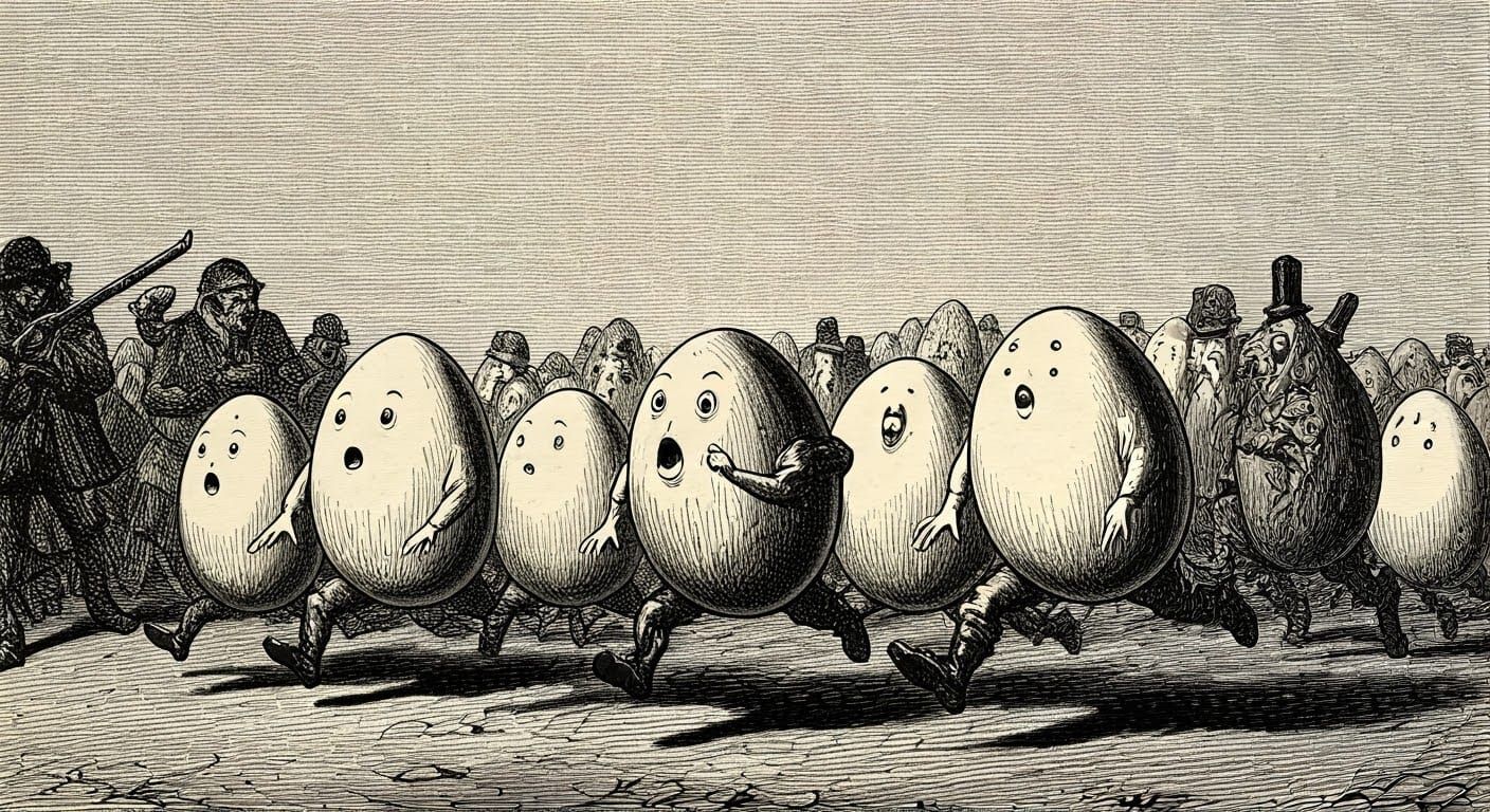 Easter Egg Horror as Painted by Greg Rutkowski