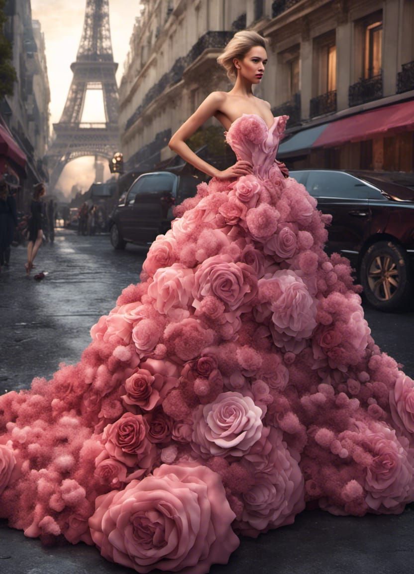 Enchanted Blooms Pink Gown