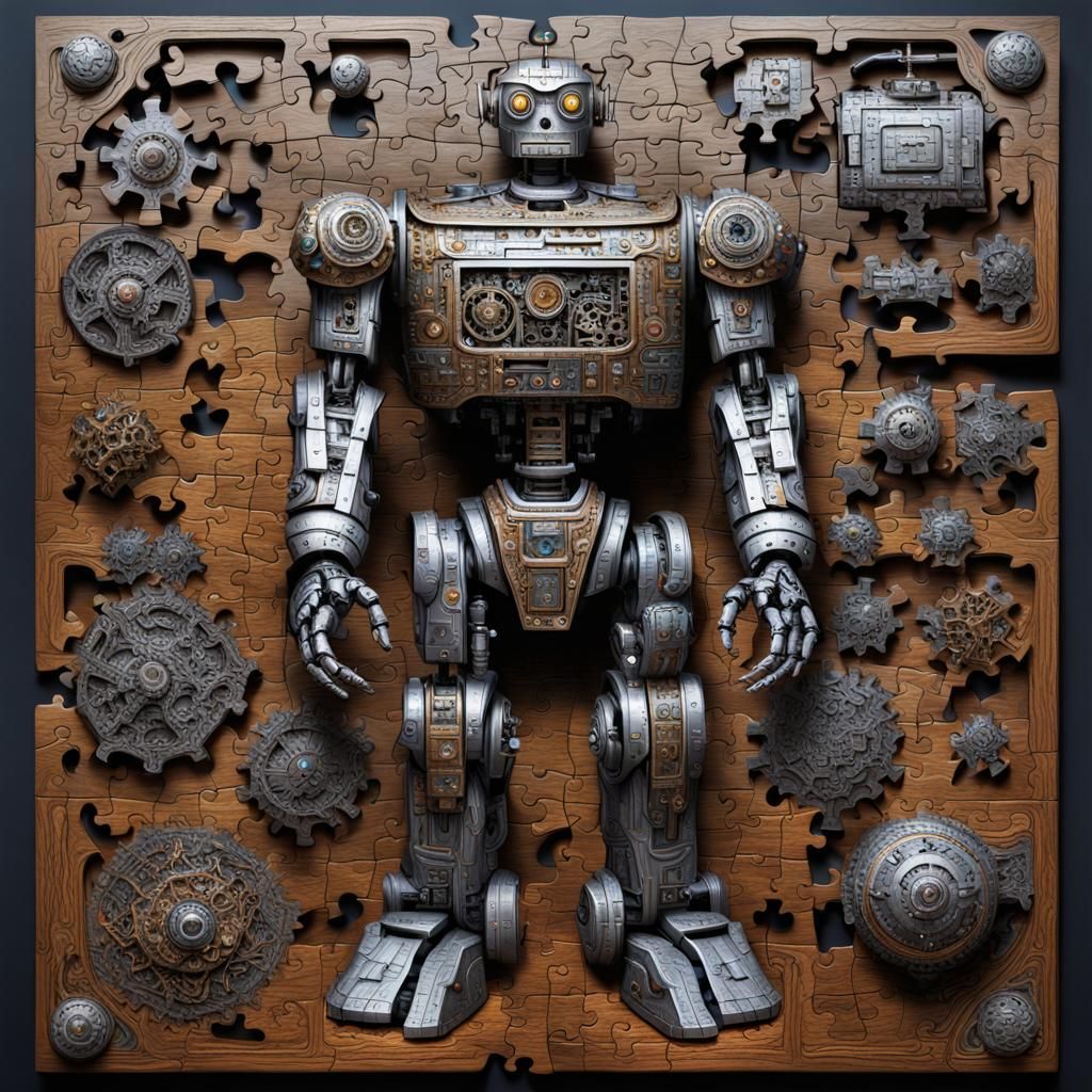 3D Robot Puzzle