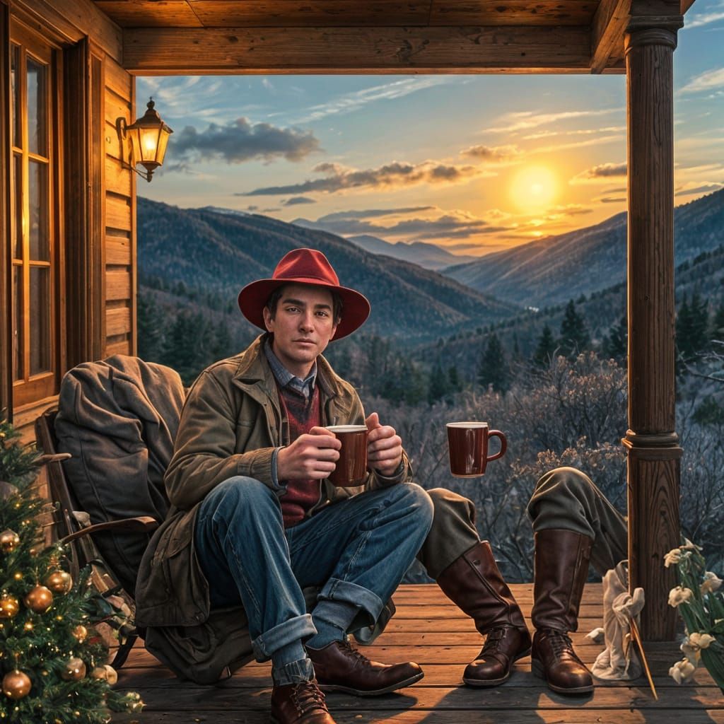 Vintage Americana Nighttime Gathering with Family and Friend...