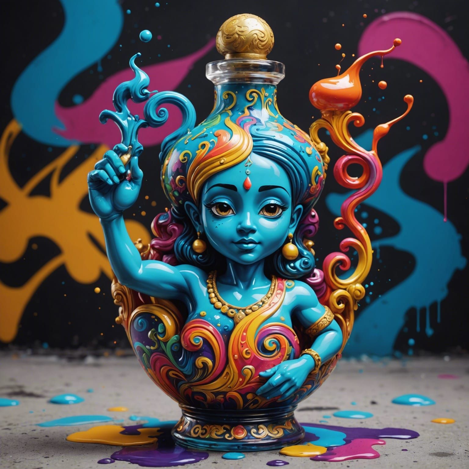 Genie in a Bottle: Graffiti Art Explosion