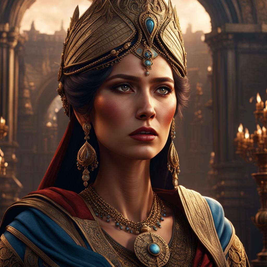 Sorrow: A Woman's Tears Reflect Global Conflict